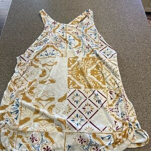 Prana Multicolor Abstract Sleeveless Top